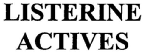 LISTERINE ACTIVES Logo (DPMA, 08.05.2000)