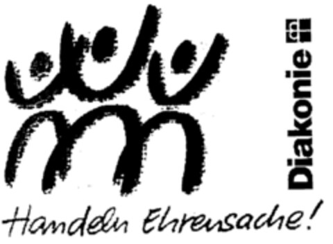 Handeln Ehrensache! Diakonie Logo (DPMA, 20.09.2000)