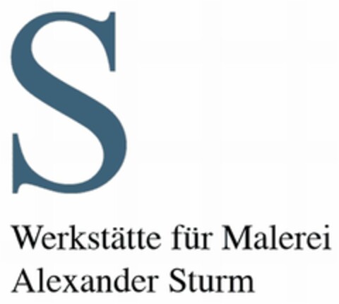 Werkstätte für Malerei Alexander Sturm S Logo (DPMA, 28.08.2008)