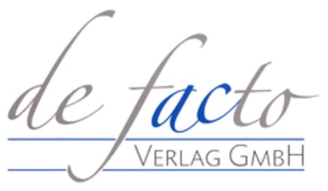 de facto VERLAG GMBH Logo (DPMA, 02/12/2010)