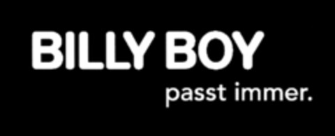 BILLY BOY passt immer. Logo (DPMA, 02.07.2010)