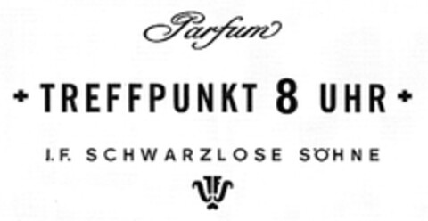 TREFFPUNKT 8 UHR J.F. SCHWARZLOSE SÖHNE Logo (DPMA, 29.12.2010)