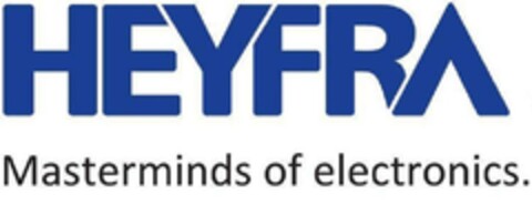 HEYFRA Masterminds of electronics. Logo (DPMA, 03/30/2012)