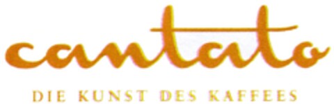 cantato DIE KUNST DES KAFFEES Logo (DPMA, 02.05.2012)