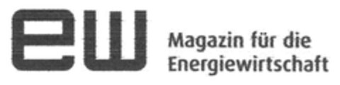 ew Magazin für die Energiewirtschaft Logo (DPMA, 03/09/2013)