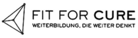 FIT FOR CURE WEITERBILDUNG, DIE WEITER DENKT Logo (DPMA, 03.01.2018)