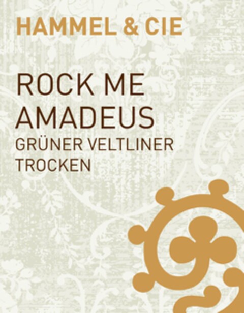 HAMMEL & CIE ROCK ME AMADEUS GRÜNER VELTLINER TROCKEN Logo (DPMA, 15.05.2020)