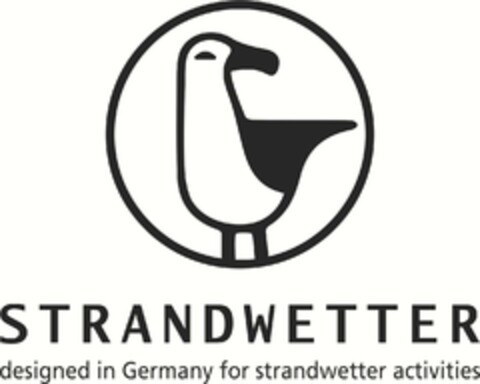 STRANDWETTER designed in Germany for strandwetter activities Logo (DPMA, 14.02.2022)