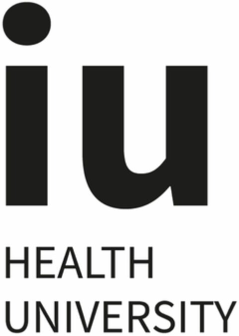 iu HEALTH UNIVERSITY Logo (DPMA, 20.04.2022)