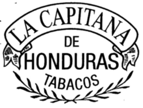 LA CAPITANA DE HONDURAS TABACOS Logo (DPMA, 01/18/2002)