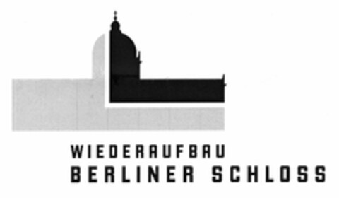 WIEDERAUFBAU BERLINER SCHLOSS Logo (DPMA, 17.09.2003)