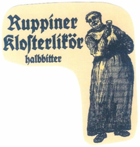 Ruppiner Klosterlikör halbbitter Logo (DPMA, 18.08.2005)