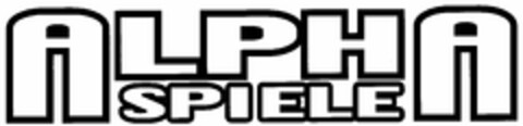 ALPHASPIELE Logo (DPMA, 16.12.2005)