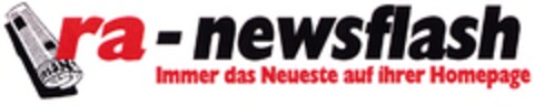 ra-newsflash Immer das Neueste auf ihrer Homepage Logo (DPMA, 09.06.2006)