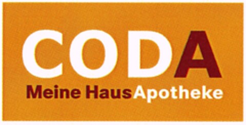 CODA Meine HausApotheke Logo (DPMA, 20.06.2007)