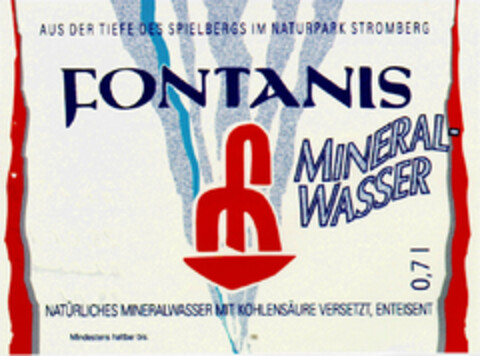 FONTANIS MINERAL-WASSER Logo (DPMA, 03.05.1995)