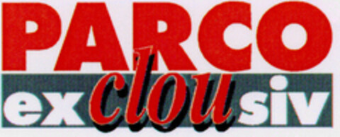 PARCO exclousiv Logo (DPMA, 06/12/1996)