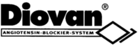 Diovan ANGIOTENSIN-BLOCKIER-SYSTEM Logo (DPMA, 06/07/1997)