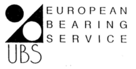 UBS EUROPEAN BEARING SERVICE Logo (DPMA, 29.12.1998)