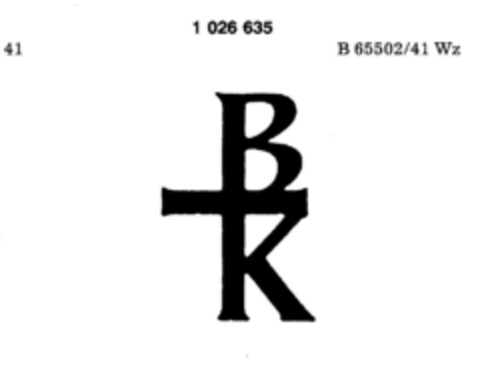BK Logo (DPMA, 01.04.1980)