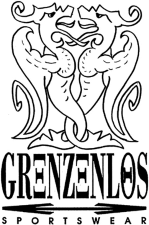 GRENZENLOS SPORTSWEAR Logo (DPMA, 01/27/1994)