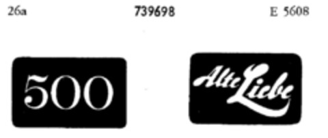 500 Alte Liebe Logo (DPMA, 27.05.1958)