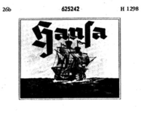 hansa Logo (DPMA, 24.06.1950)