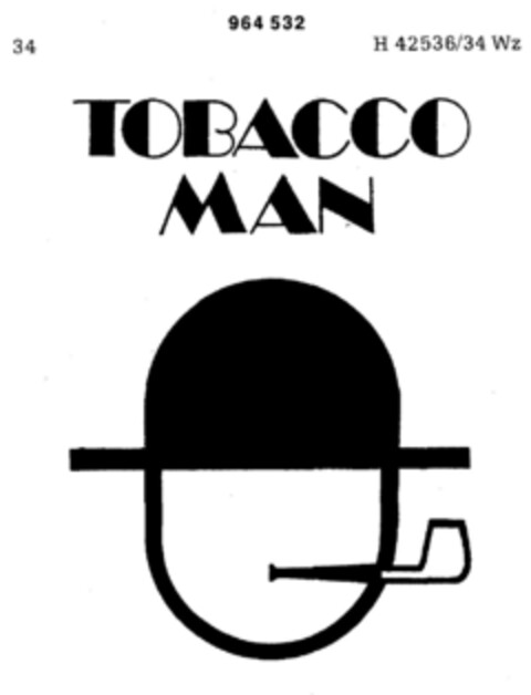 TOBACCO MAN Logo (DPMA, 18.12.1976)