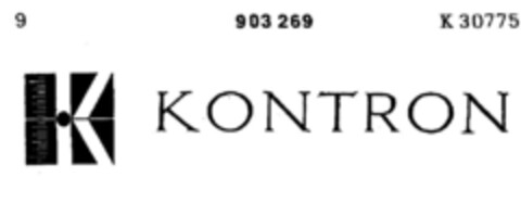 KONTRON Logo (DPMA, 02/06/1970)