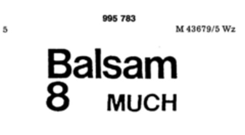 Balsam 8 MUCH Logo (DPMA, 23.09.1977)