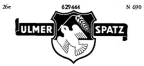 ULMER SPATZ Logo (DPMA, 30.09.1950)