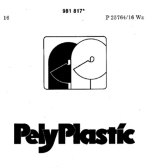 PelyPlastic Logo (DPMA, 11/28/1978)