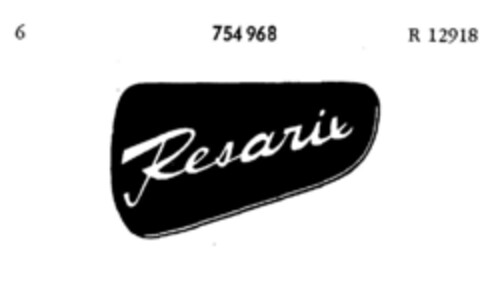 Resarix Logo (DPMA, 07.11.1959)