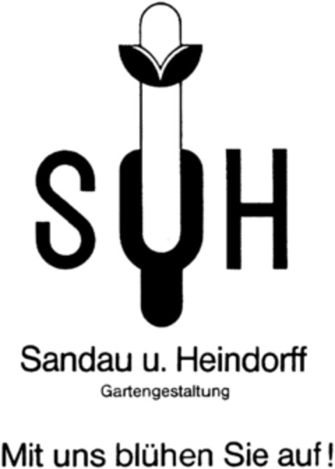 SUH Mit uns blühen Sie auf! Logo (DPMA, 15.07.1991)