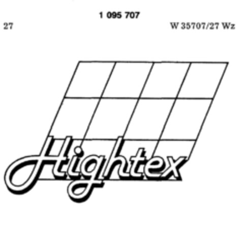 Hightex Logo (DPMA, 03.12.1985)