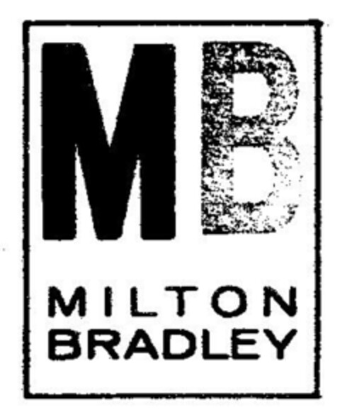 MB MILTON BRADLEY Logo (DPMA, 05/07/1990)