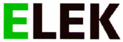 ELEK Logo (DPMA, 07.08.2000)