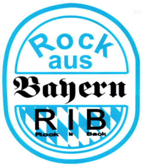 Rock aus Bayern RIB Rock Is Back Logo (DPMA, 06.09.2000)