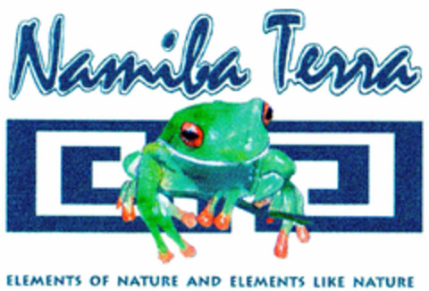 Namiba Terra ELEMENTS OF NATURE AND ELEMENTS LIKE NATURE Logo (DPMA, 11.01.2001)