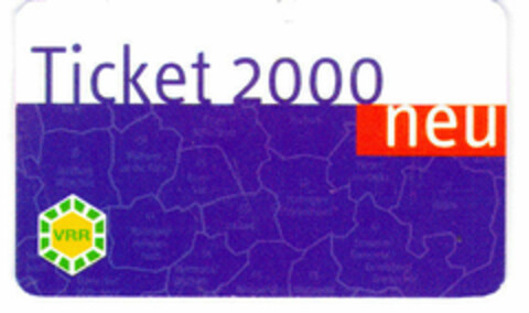 Ticket 2000 neu VRR Logo (DPMA, 03/27/2001)