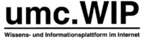 umc.WIP Wissens- und Informationsplattform im Internet Logo (DPMA, 25.04.2001)