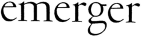 emerger Logo (DPMA, 21.06.2001)