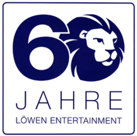 60 JAHRE LÖWEN ENTERTAINMENT Logo (DPMA, 07.01.2009)