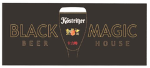 BLACK MAGIC Köstritzer BEER HOUSE Logo (DPMA, 21.03.2011)