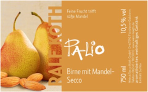 PALIO Birne mit Mandel-Secco Logo (DPMA, 11/29/2013)