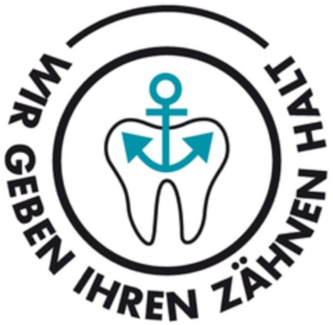 WIR GEBEN IHREN ZÄHNEN HALT Logo (DPMA, 19.02.2014)