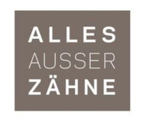 ALLES AUSSER ZÄHNE Logo (DPMA, 04.09.2015)