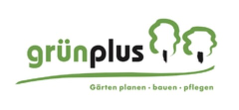 grünplus Gärten planen bauen pflegen Logo (DPMA, 04/26/2016)