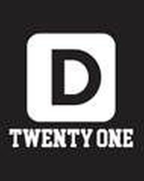 D TWENTY ONE Logo (DPMA, 12/27/2017)