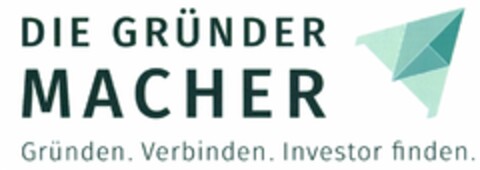 DIE GRÜNDER MACHER Gründen. Verbinden. Investor finden. Logo (DPMA, 11.04.2018)